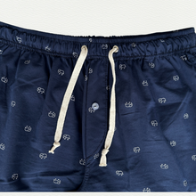 Cargar imagen en el visor de la galería, Pantalón de pijama azul oscuro de elefantes