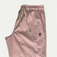 Cargar imagen en el visor de la galería, Pantalón de pijama rosado de puntos