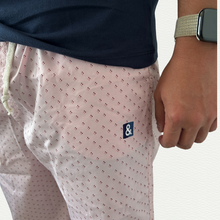 Cargar imagen en el visor de la galería, Pantalón de pijama rosado de puntos