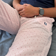 Cargar imagen en el visor de la galería, Pantalón de pijama rosado de rombos