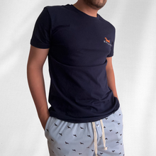 Cargar imagen en el visor de la galería, Pijama completa de pantalón DreamDog azul claro
