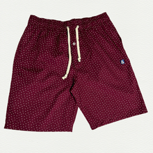 Cargar imagen en el visor de la galería, Pantalón corto de pijama vinotinto de Trébol
