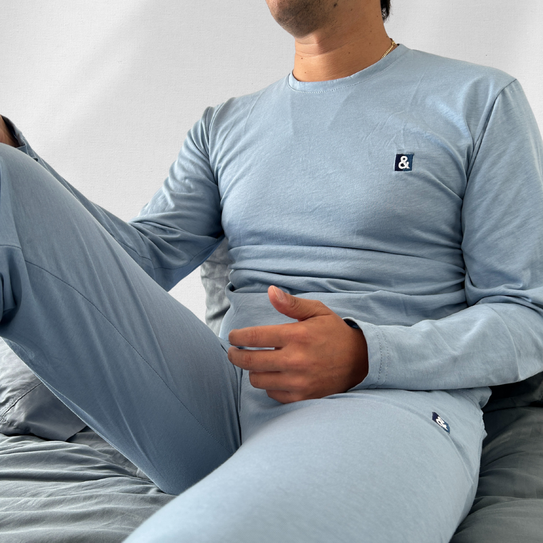Pijama completa Amanecer Andino - azul