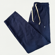 Cargar imagen en el visor de la galería, Pantalón de pijama azul de puntos
