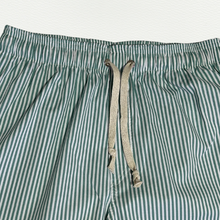 Cargar imagen en el visor de la galería, Pantalón de pijama de rayas verde marino
