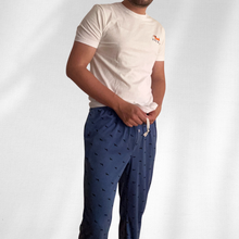 Cargar imagen en el visor de la galería, Pijama completa de pantalón DreamDog azul
