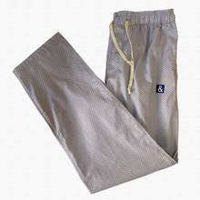 Cargar imagen en el visor de la galería, Pantalón de pijama gris claro rombos
