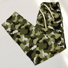 Cargar imagen en el visor de la galería, Pantalón de pijama verde militar
